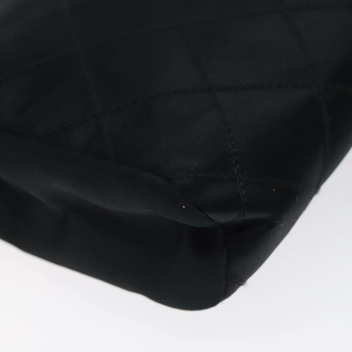 Chanel Vintage Clutch Silk, BLACK, SATIN, Clutche & pouche