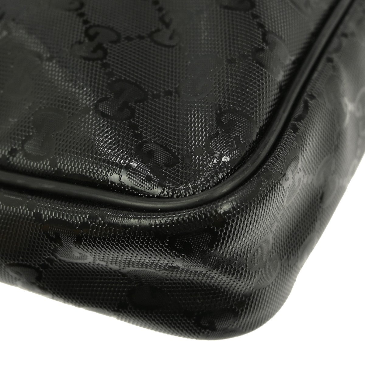 Gucci Convertible Briefcase GG Imprime, BLACK, CANVAS, Travel bag