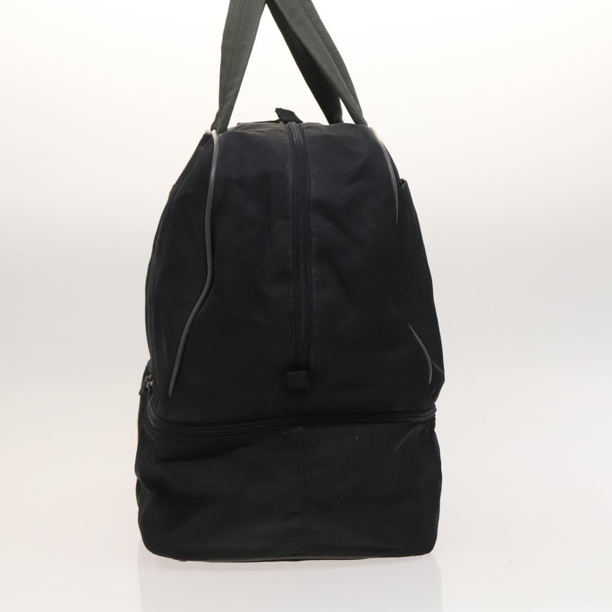 Prada Vintage Boston Bag Nylon, BLACK, NYLON, Travel bag