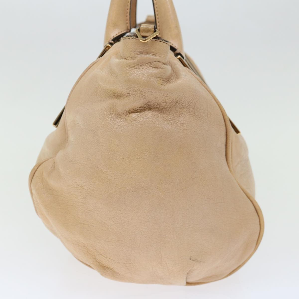 Chloe Ethel Tote Leather, BEIGE, LEATHER, Tote bag
