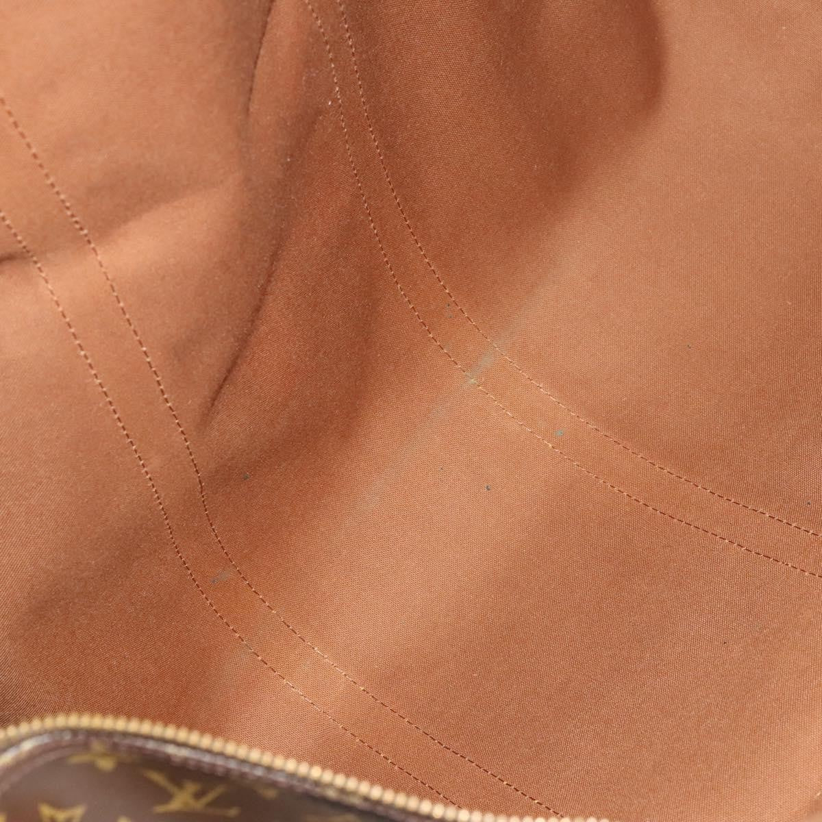 Louis Vuitton Keepall Bag Monogram Canvas, BROWN, CANVAS, Travel bag