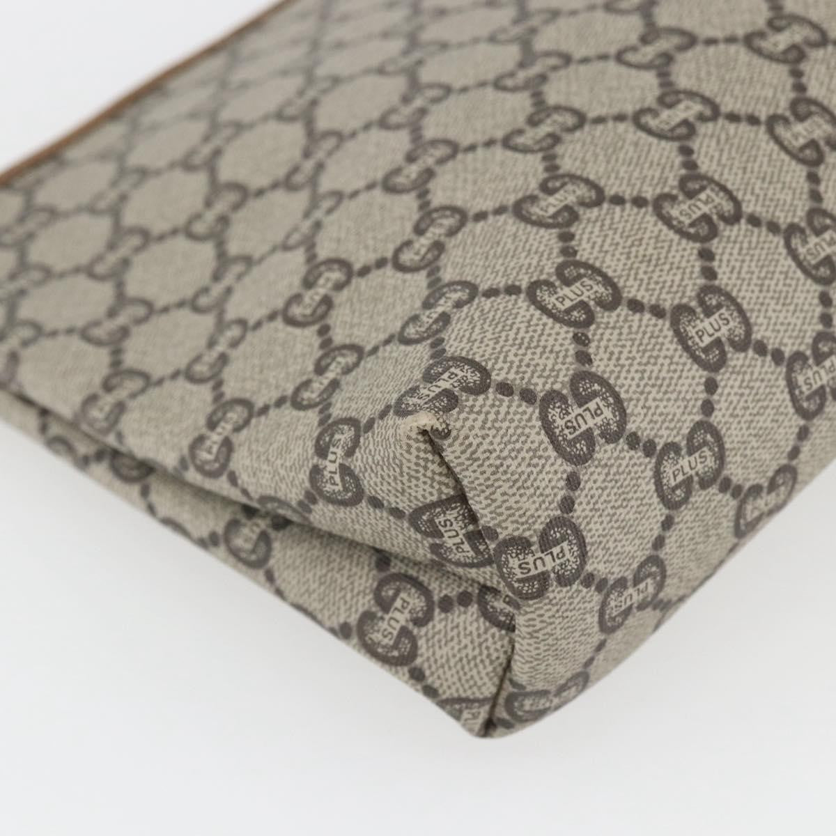 Gucci GG Plus Supreme Pouch Canvas, BEIGE, PVC, Clutche & pouche