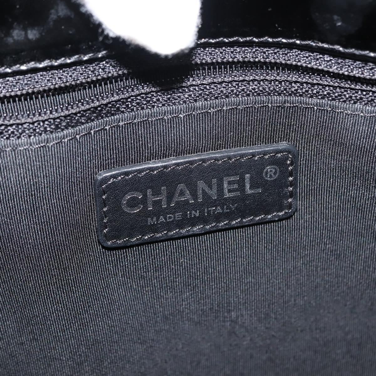 Chanel Grand Shopping Tote Quilted Patent, BLACK, PATENT_LEATHER, Tote bag