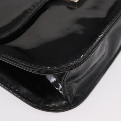 Valentino Garavani Glam Lock Shoulder Bag Patent, BLACK, PATENT_LEATHER, Shoulder bag