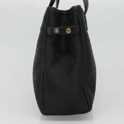Celine Macadam Handbag Macadam with leather, BLACK, CANVAS, Handbag