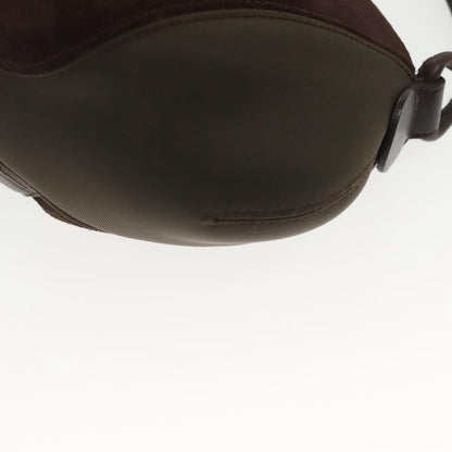 Salvatore Ferragamo Pochette Pony Hair, BROWN, SUEDE, Shoulder bag