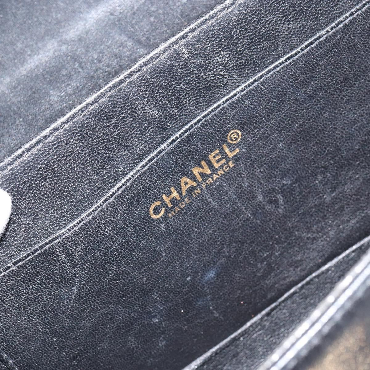 Chanel Chocolate Bar Accordion Reissue Flap Bag Quilted Lambskin, BLACK, LEATHER, Shoulder bag