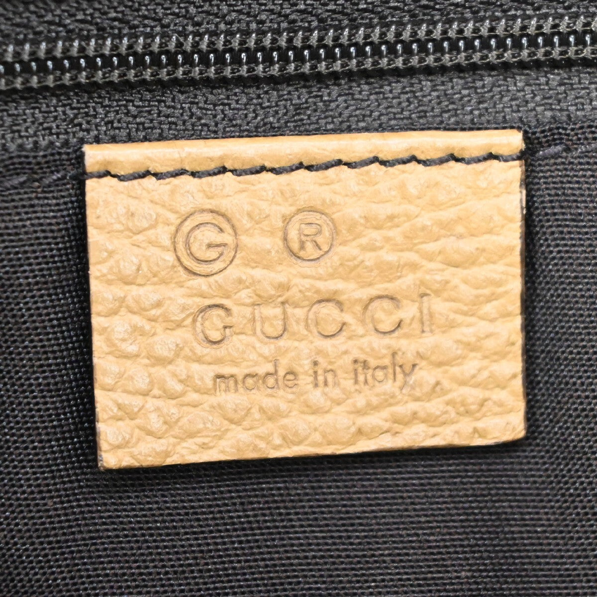 Gucci Britt Convertible Dome Satchel Leather, BEIGE, LEATHER, Handbag