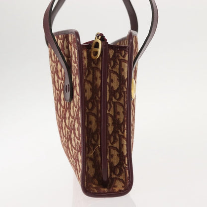 Christian Dior Vintage Trotter Handbag Canvas, RED, CANVAS, Handbag