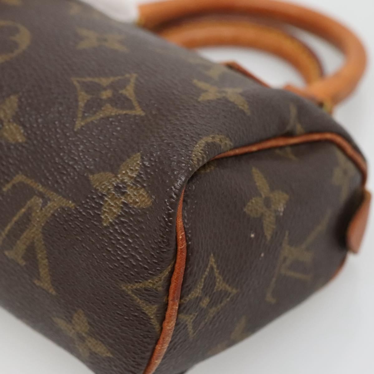 Louis Vuitton Speedy Mini HL Handbag Monogram Canvas, BROWN, CANVAS, Handbag