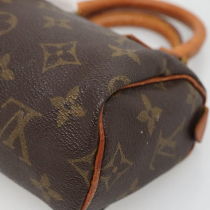 Louis Vuitton Speedy Mini HL Handbag Monogram Canvas, BROWN, CANVAS, Handbag