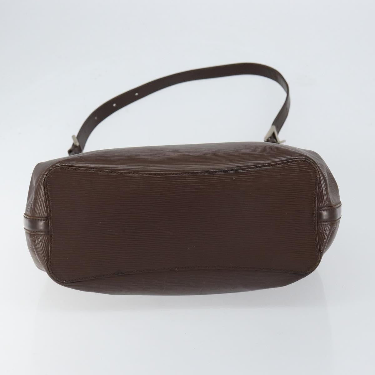 Louis Vuitton Mandara Handbag Epi Leather, BROWN, LEATHER, Shoulder bag