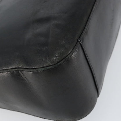 Bally Vintage Handbag Leather, BLACK, LEATHER, Handbag