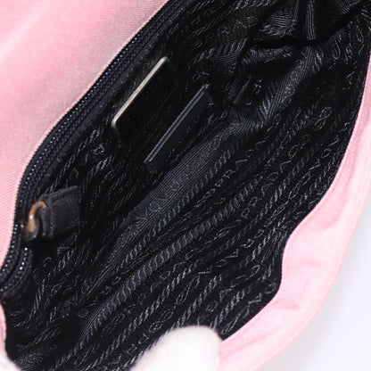 Prada Vintage Shoulder Bag Canvas, PINK, CANVAS, Shoulder bag