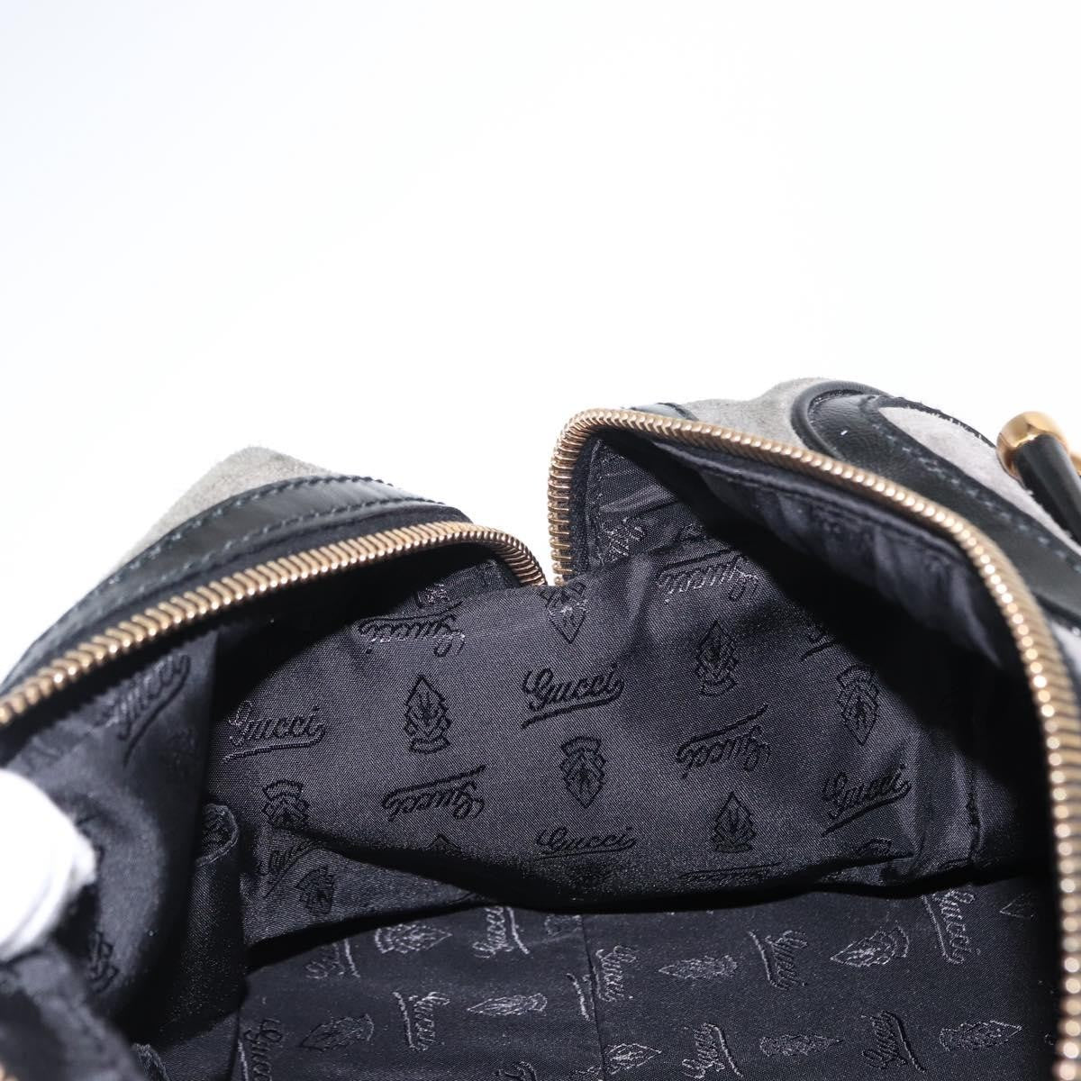 Gucci Aviatrix Satchel Suede, BLACK, SUEDE, Handbag