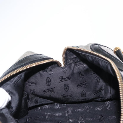 Gucci Aviatrix Satchel Suede, BLACK, SUEDE, Handbag