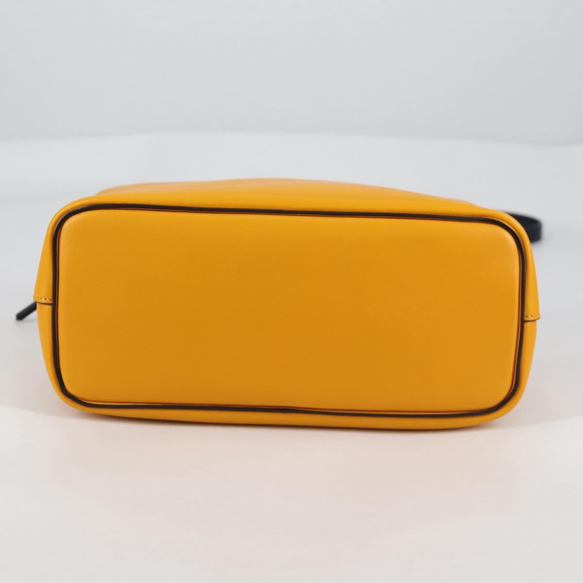 Celine Soft Cube Bag Leather, YELLOW, LEATHER, Handbag