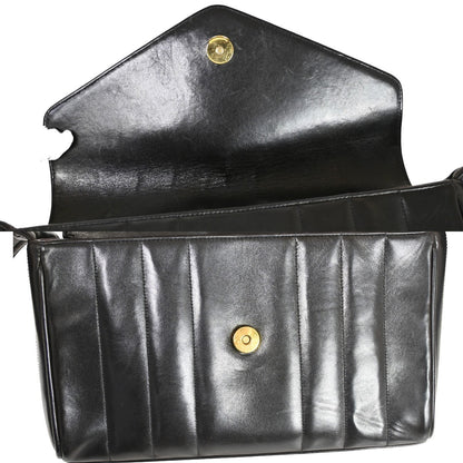 Chanel Mademoiselle Camera Bag Vertical Quilted Lambskin, BLACK, LEATHER, Shoulder bag