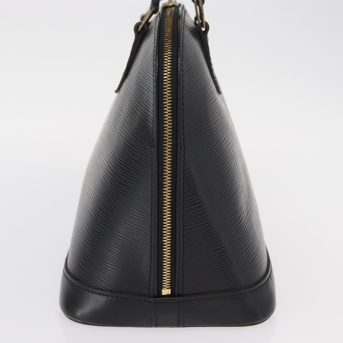 Louis Vuitton Alma Handbag Epi Leather, BLACK, LEATHER, Handbag