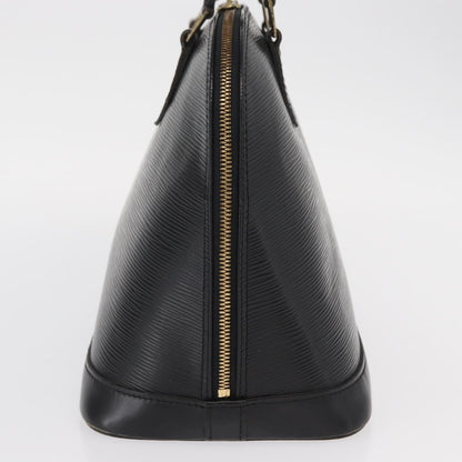 Louis Vuitton Alma Handbag Epi Leather, BLACK, LEATHER, Handbag
