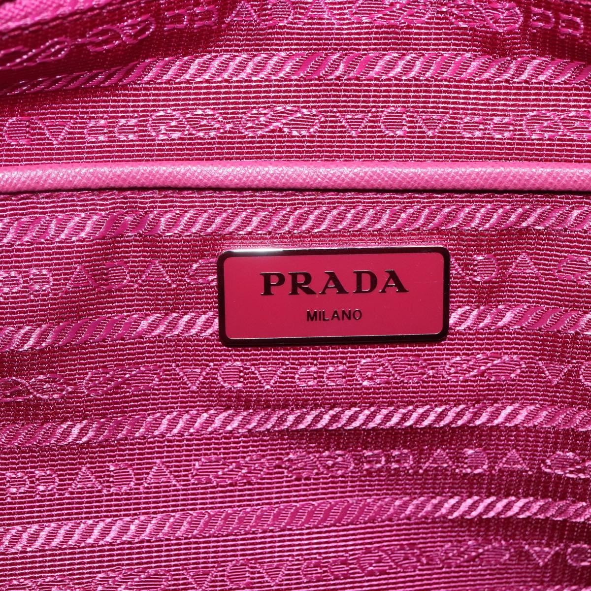 Prada Convertible Front Pocket Tote Tessuto, PINK, NYLON, Tote bag