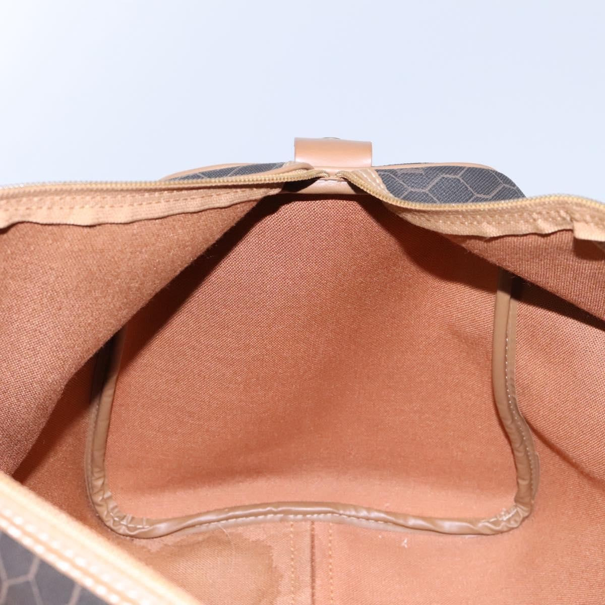 Christian Dior Vintage Honeycomb Boston bag Canvas and Leather, BLACK, PVC, Travel bag