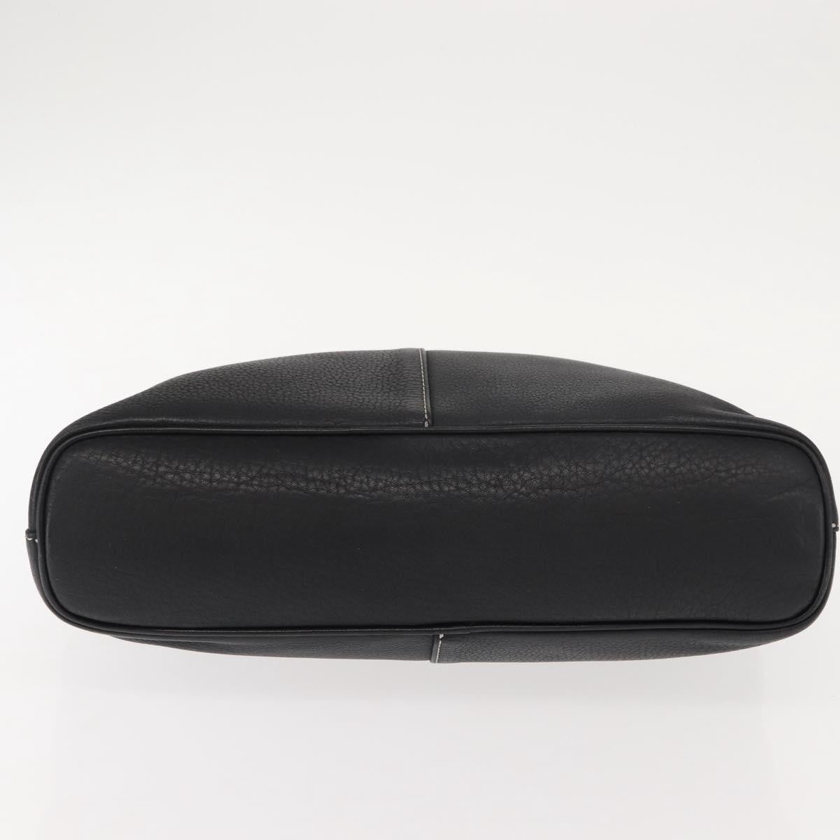 Burberry Vintage Handbag Leather, BLACK, LEATHER, Handbag