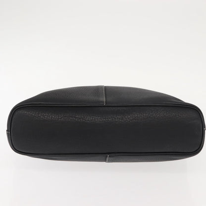 Burberry Vintage Handbag Leather, BLACK, LEATHER, Handbag