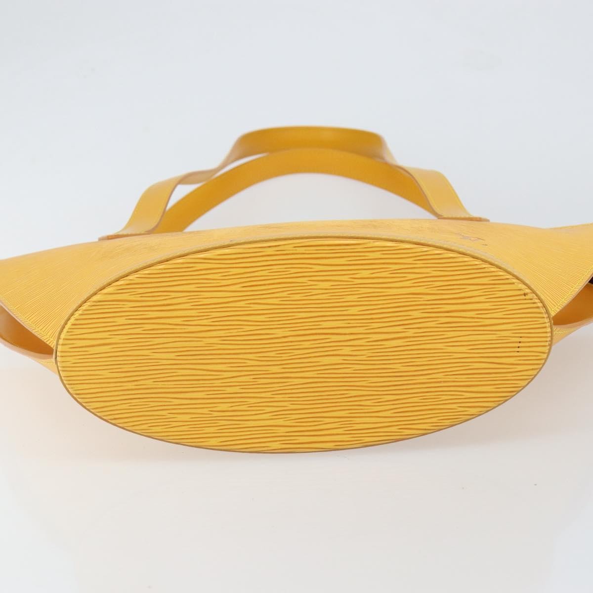 Louis Vuitton Saint Jacques Handbag Epi Leather, YELLOW, LEATHER, Shoulder bag