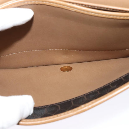 Christian Dior Vintage Honeycomb chain Canvas, BLACK, CANVAS, Handbag