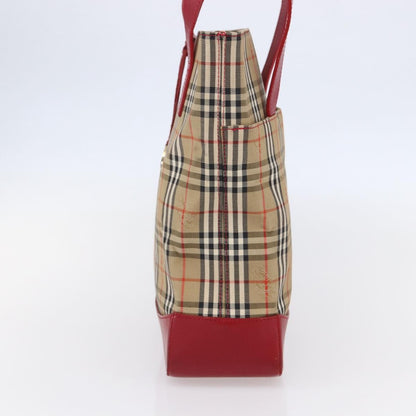 Burberry Nova Check Tote canvas check pattern, BEIGE, CANVAS, Tote bag