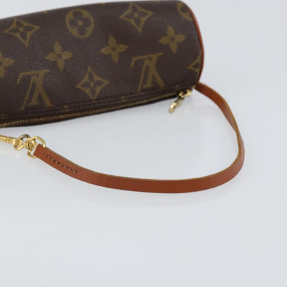 Louis Vuitton Papillon Pochette Monogram Canvas, BROWN, CANVAS, Clutche & pouche