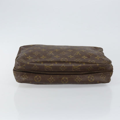Louis Vuitton Trousse Toiletry Pouch Monogram Canvas, BROWN, CANVAS, Toiletry Case