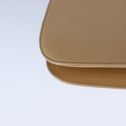 Prada Vintage Shoulder Bag Leather, BEIGE, LEATHER, Shoulder bag