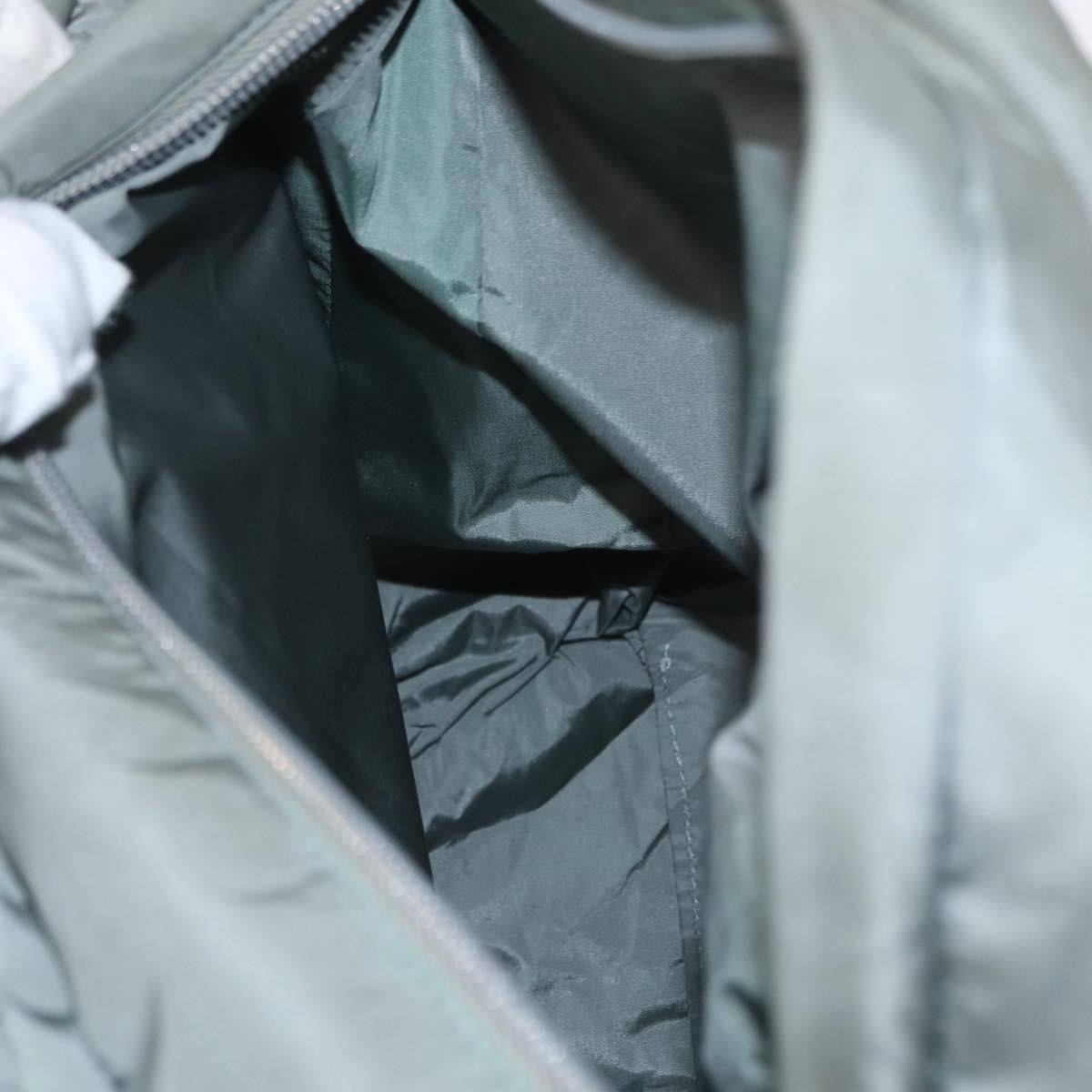 Prada Vintage Shoulder Bag Tessuto, GREEN, NYLON, Shoulder bag