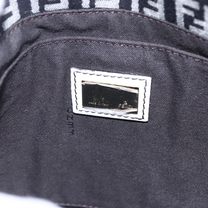 Fendi Vintage Flap Crossbody Bag Zucchino Canvas, BROWN, CANVAS, Shoulder bag