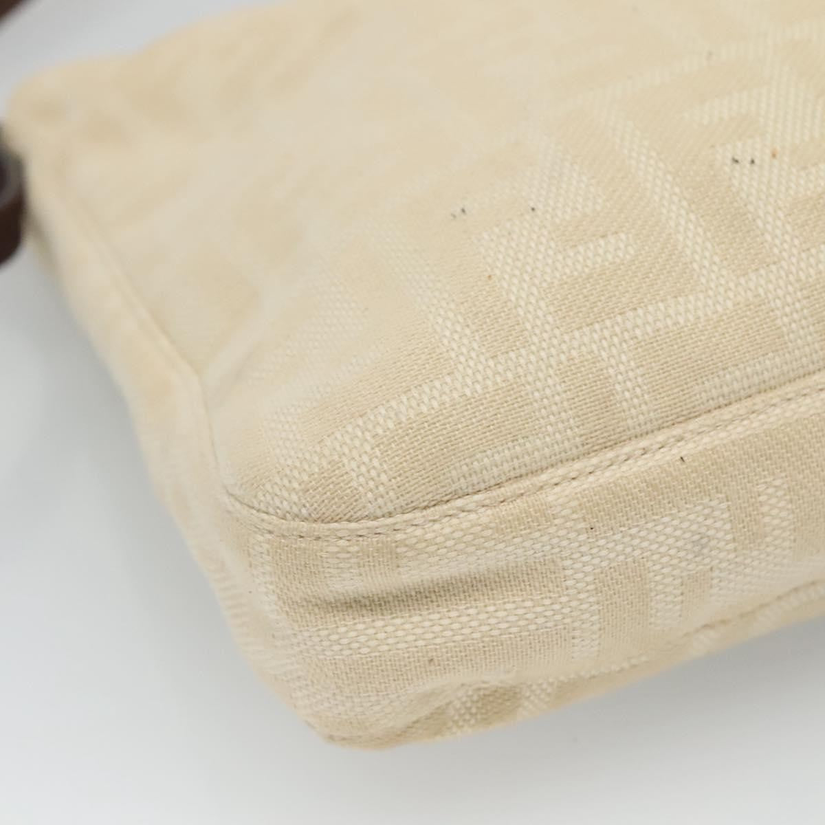 Fendi Vintage FF Belted Hobo Canvas, BEIGE, CANVAS, Shoulder bag