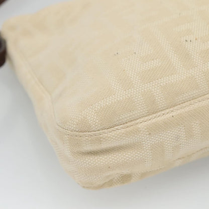 Fendi Vintage FF Belted Hobo Canvas, BEIGE, CANVAS, Shoulder bag