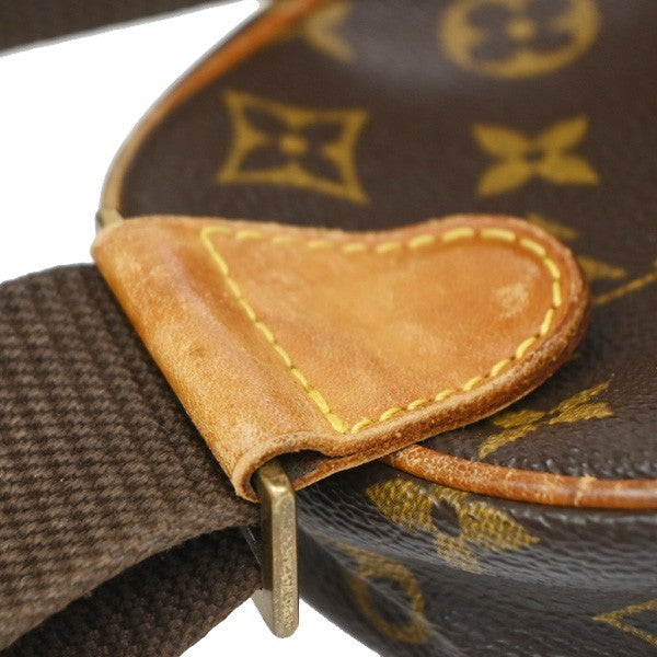Louis Vuitton Pochette Gange Monogram Canvas, BROWN, CANVAS, Clutche & pouche