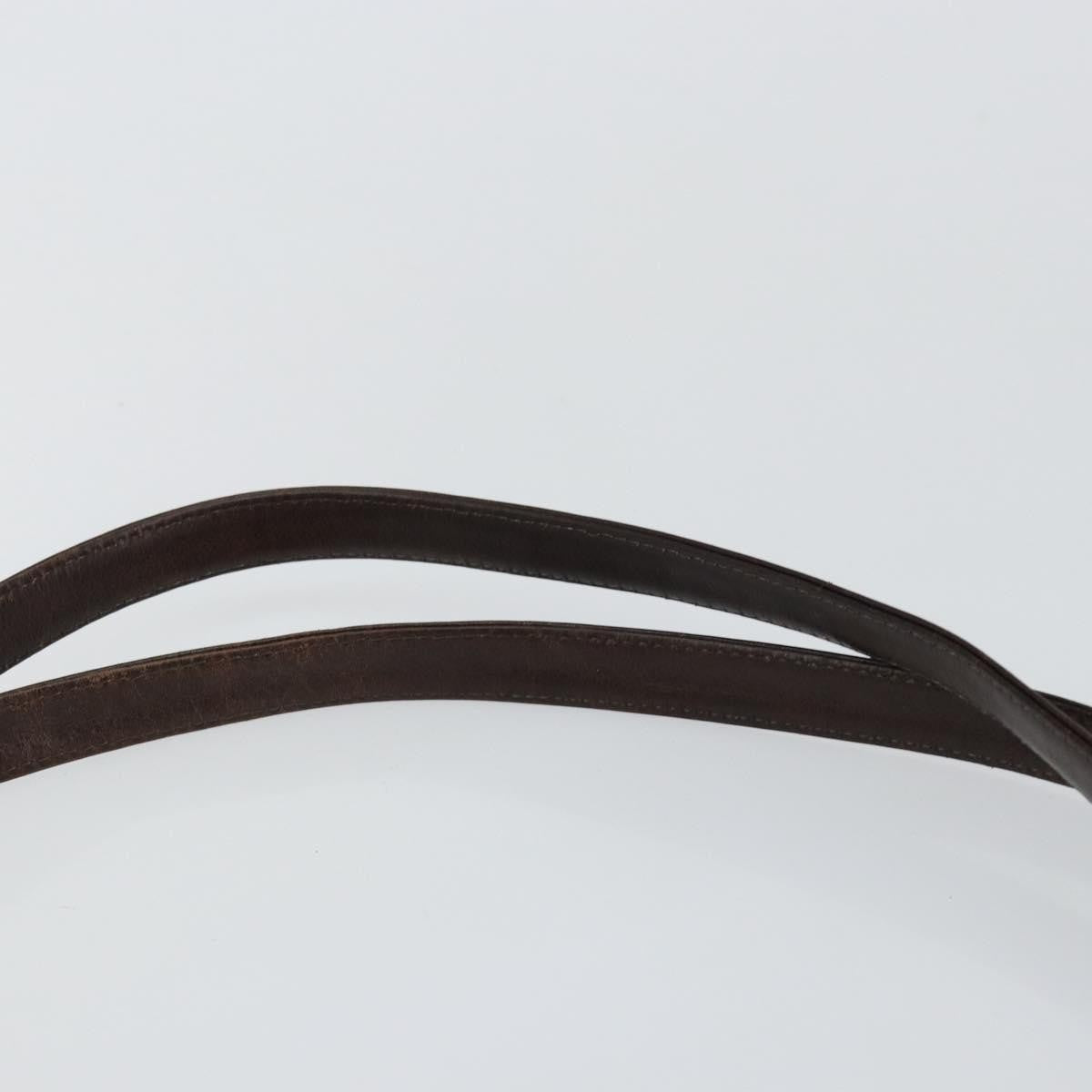 Christian Dior Vintage Trotter Shoulder Bag Canvas, BROWN, CANVAS, Shoulder bag