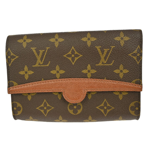 Louis Vuitton Pochette Arche Waist Bag Monogram Canvas, BROWN, CANVAS, Clutche & pouche