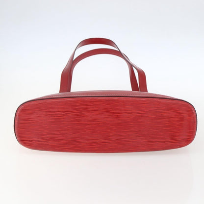 Louis Vuitton Lussac Handbag Epi Leather, RED, LEATHER, Shoulder bag