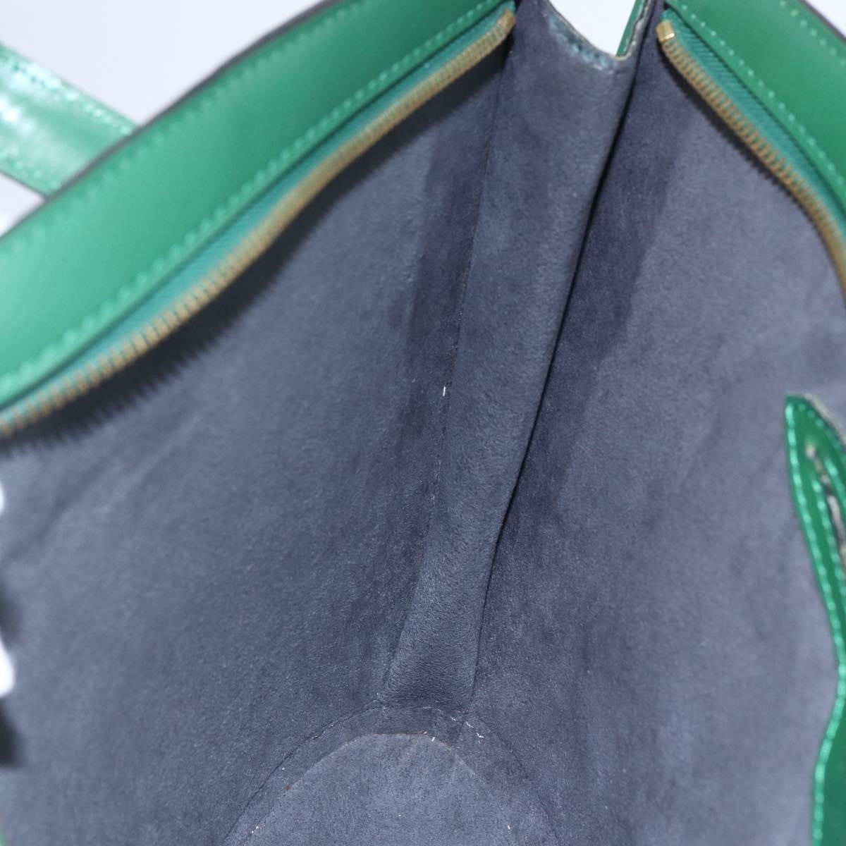 Louis Vuitton Saint Jacques Handbag Epi Leather, GREEN, LEATHER, Shoulder bag