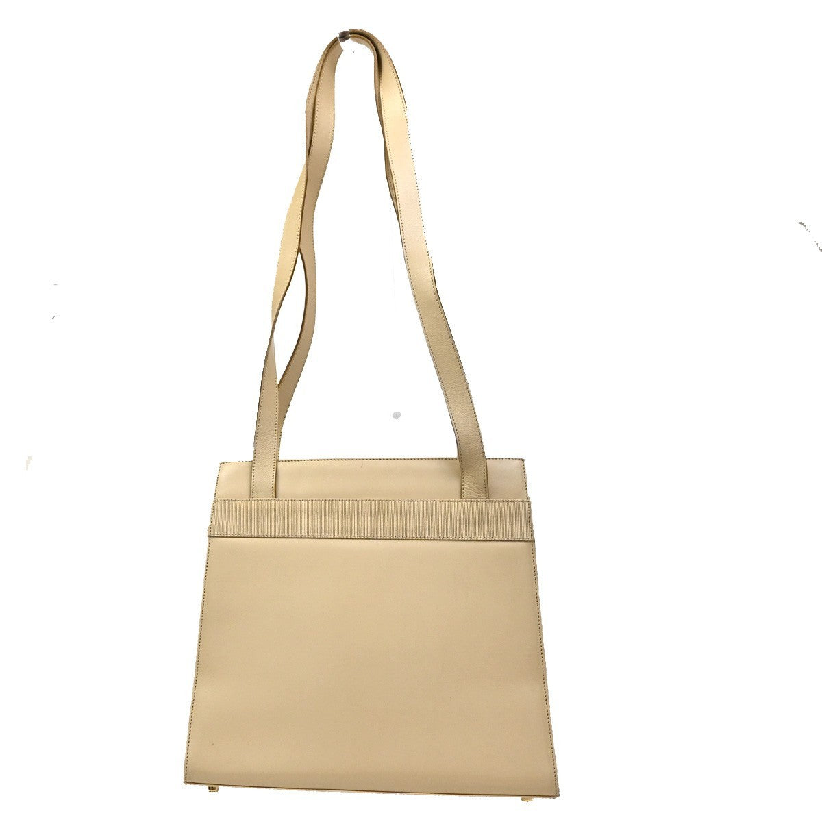 Salvatore Ferragamo Vara shoulder Bag Leather, Beige, Leather, Shoulder Bag