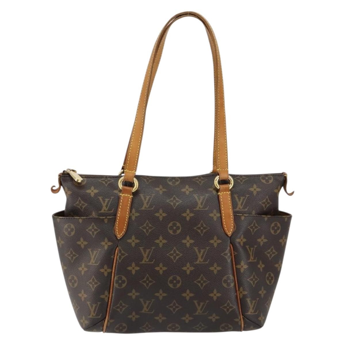 Louis Vuitton Totally Handbag Monogram Canvas, BROWN, CANVAS, Tote bag