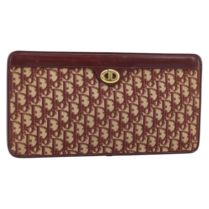 Christian Dior Vintage Trotter Pouch Diorissimo Canvas, RED, CANVAS, Clutche & pouche