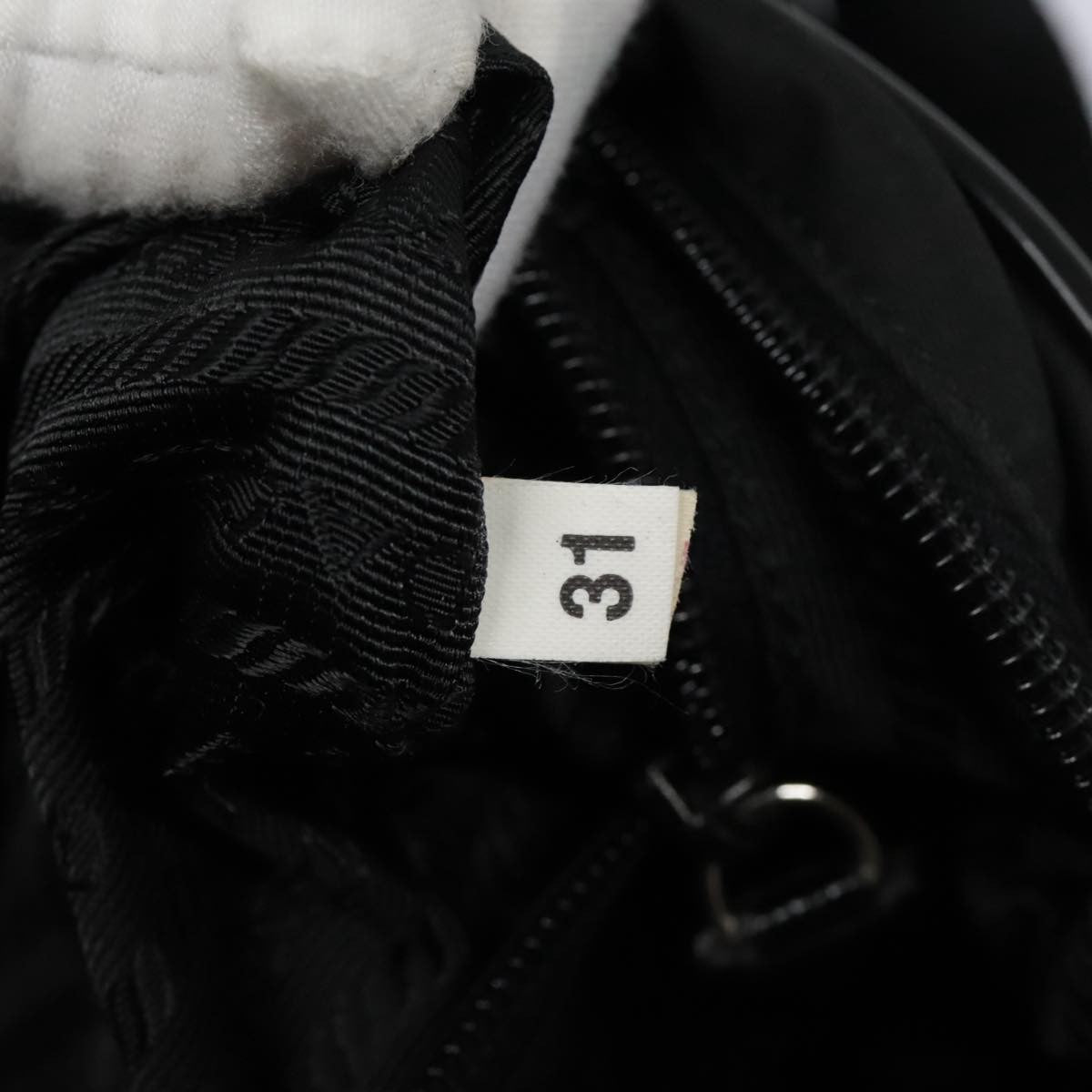 Prada Vintage Shoulder Bag Tessuto, BLACK, NYLON, Shoulder bag