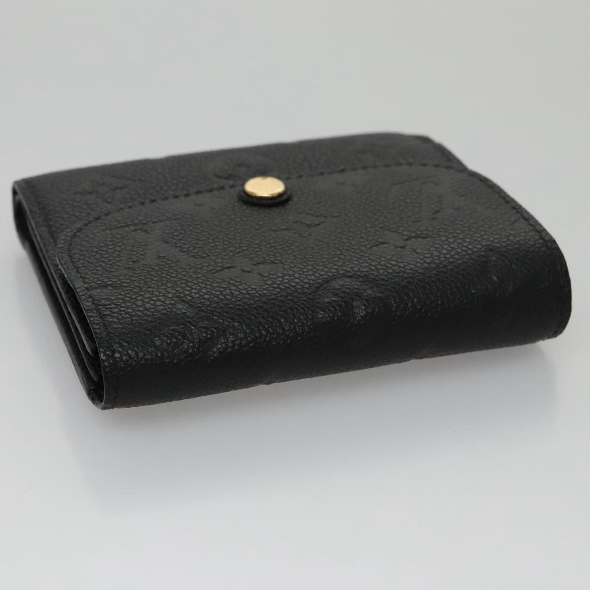 Louis Vuitton Ariane Wallet Monogram Empreinte Leather, BLACK, LEATHER, Wallets