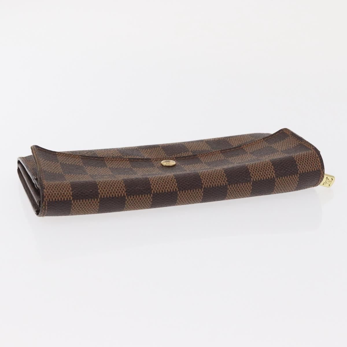 Louis Vuitton Sarah Wallet NM Damier, BROWN, CANVAS, Wallets
