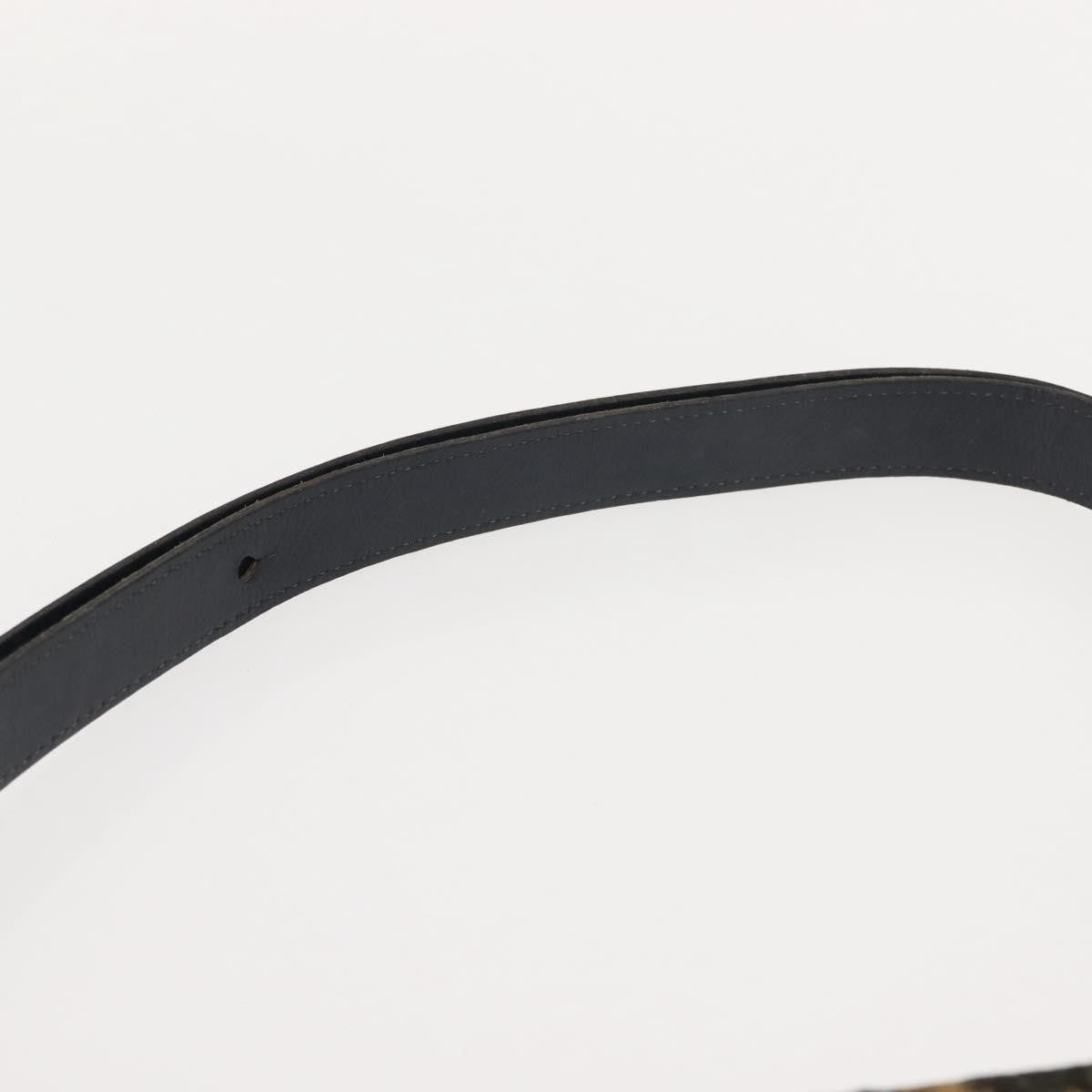 Christian Dior Vintage Trotter Shoulder Bag Canvas, NAVY, CANVAS, Shoulder bag